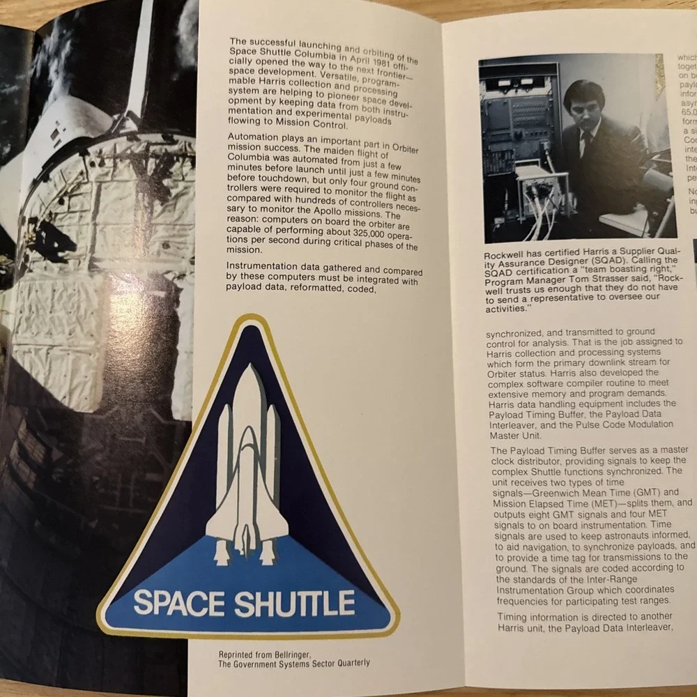 Lot of 5 Harris Shuttleware NASA Space Shuttle Key to Mission Success Booklets